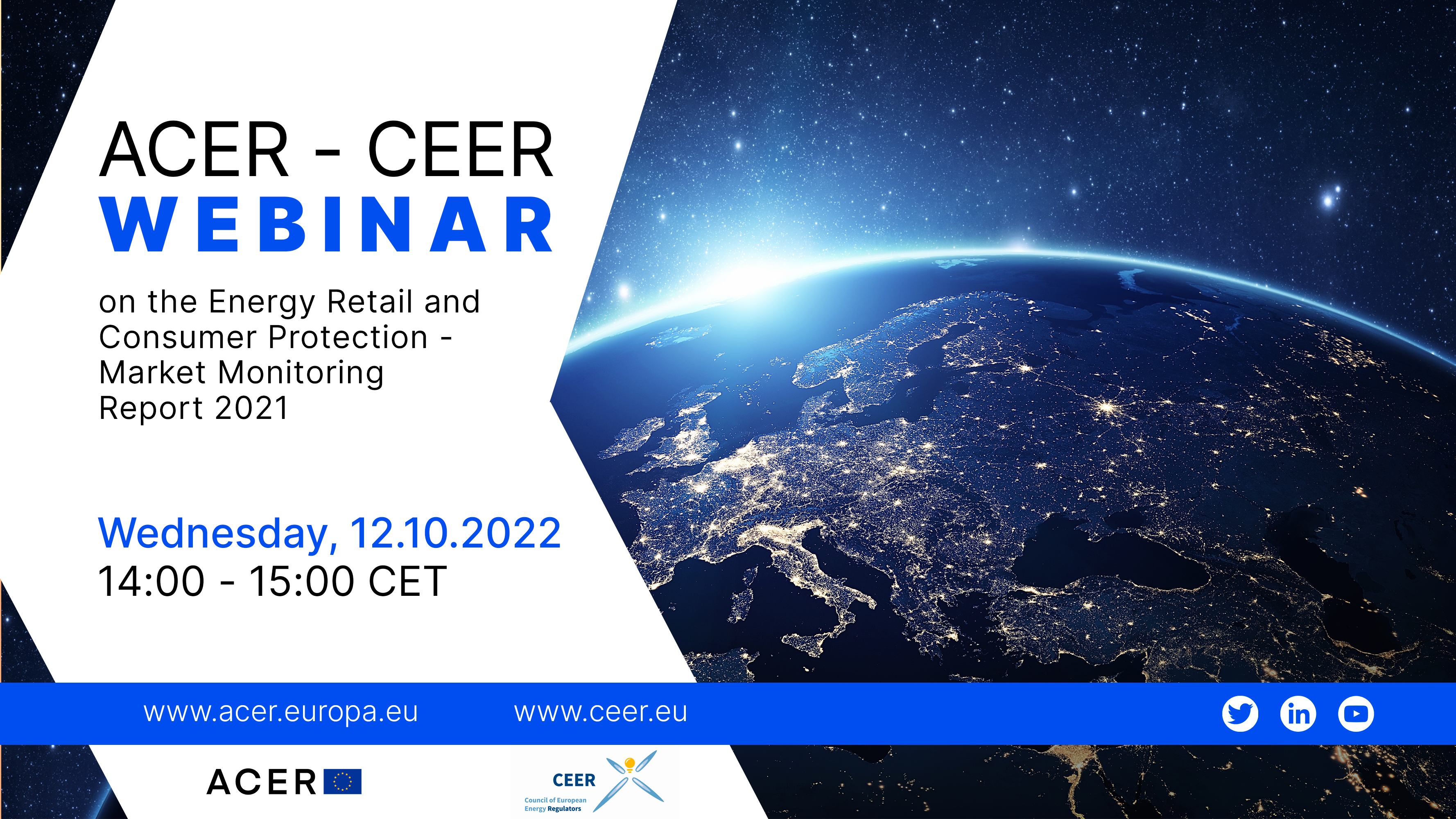 ACER-CEER Webinar on the Energy Retail and Consumer Protection Market Monitoring Report 