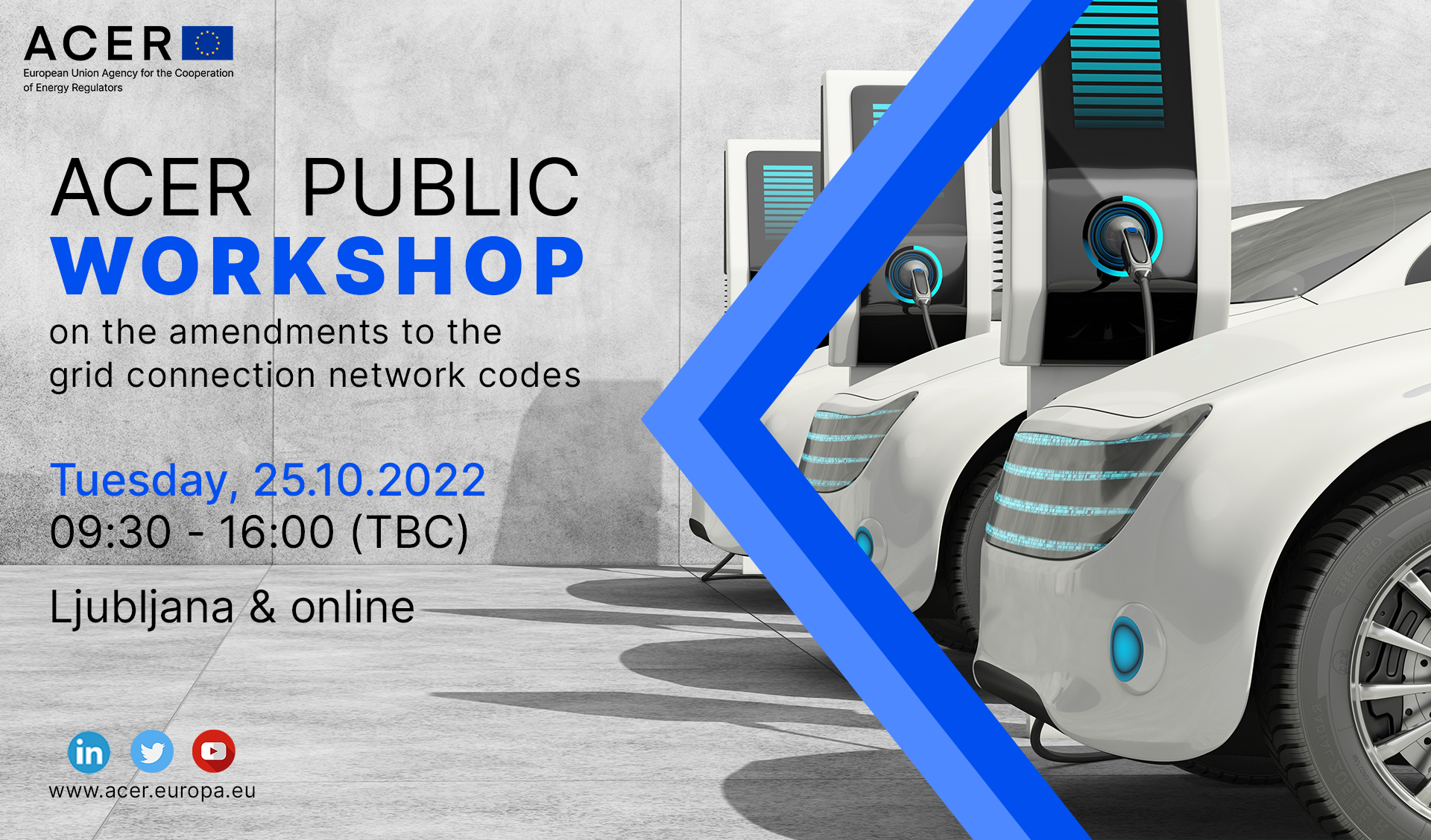 ACER Public Workshop on the amendments to the grid connection network codes