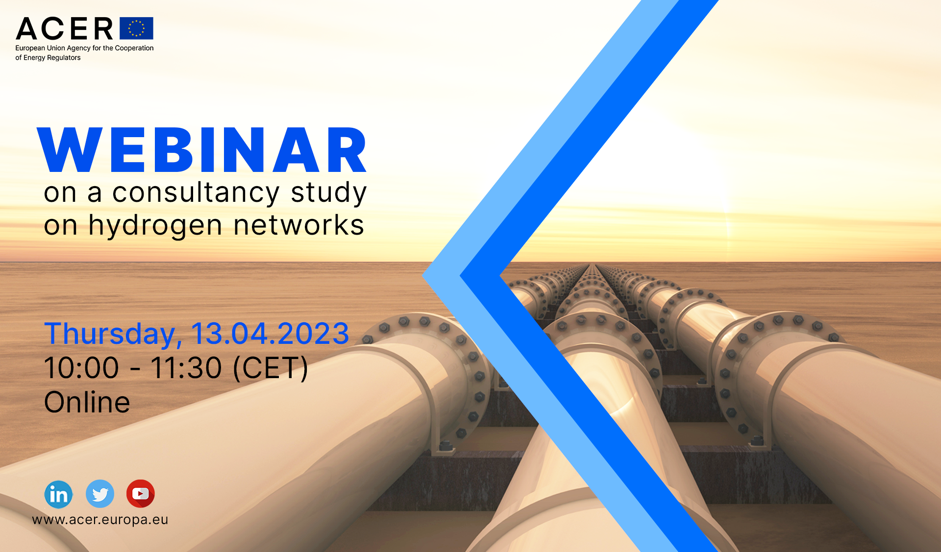 ACER webinar on a consultancy study on hydrogen networks