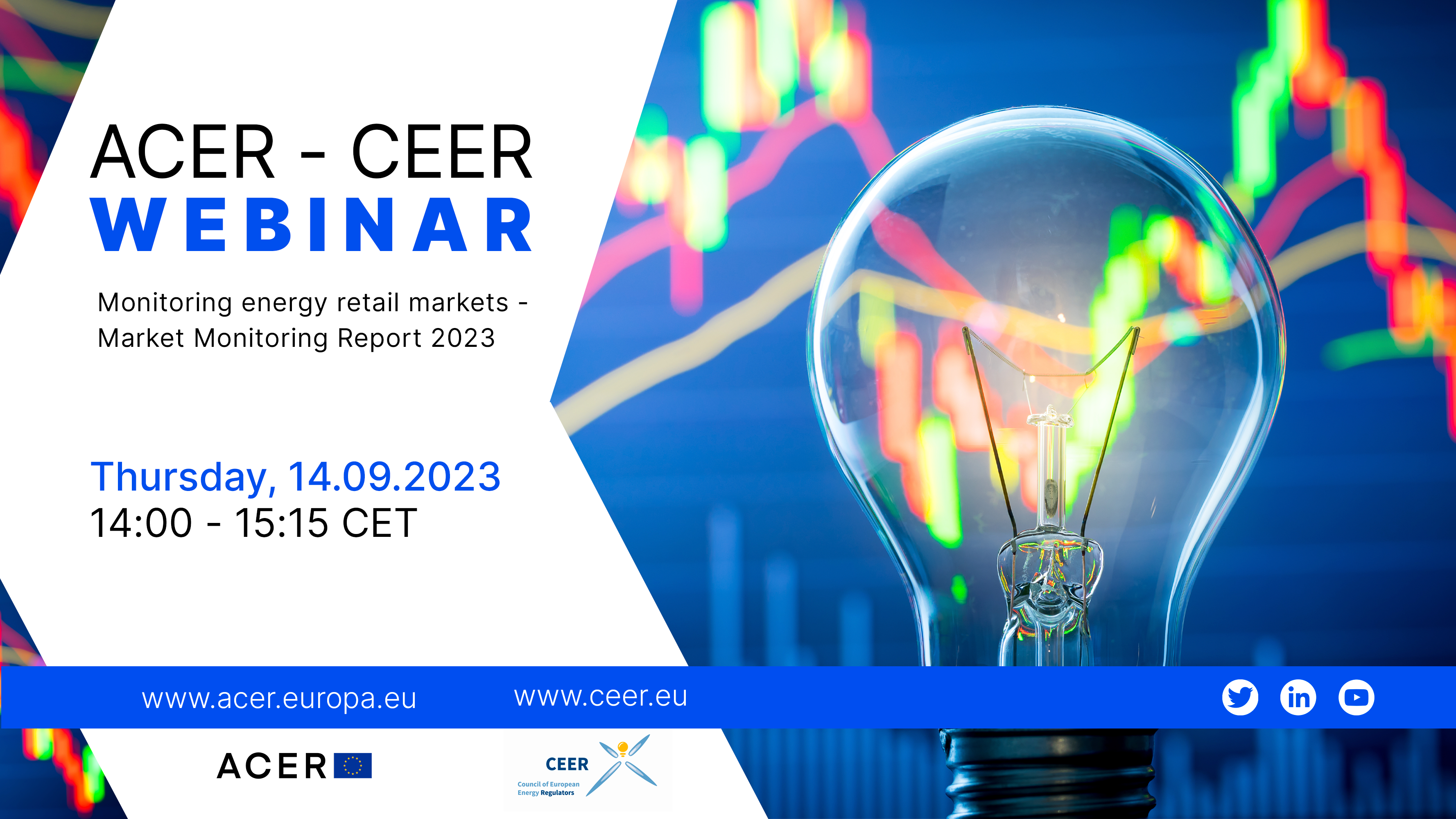 ACER-CEER webinar: Monitoring energy retail markets and consumer protection