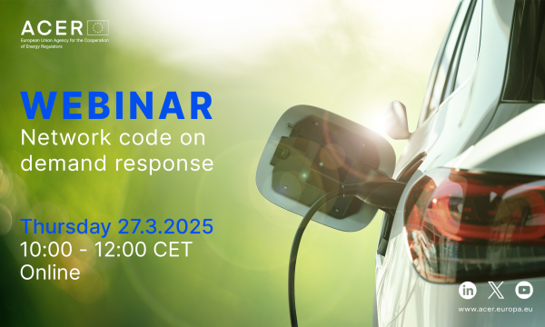 ACER webinar: Network code on demand response