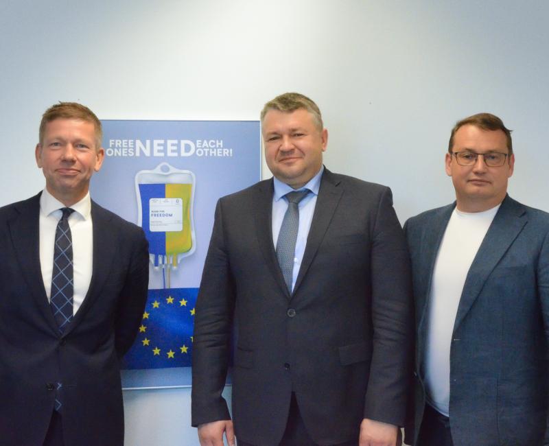 ACER director, Christian Zinglersen, and NEURC (Ukranian regulator) delegation