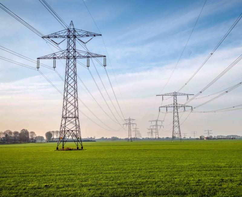 Electricity pylons