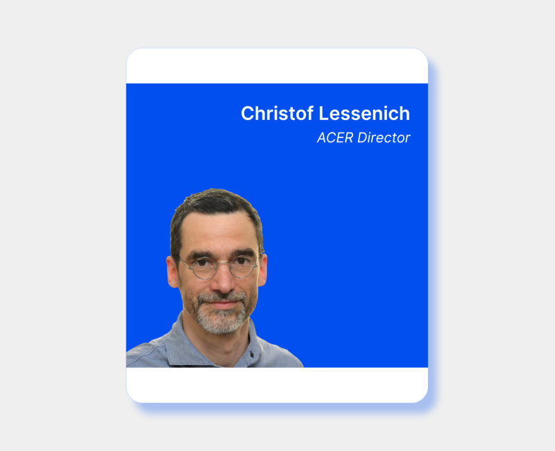 ACER Director, Christof Lessenich