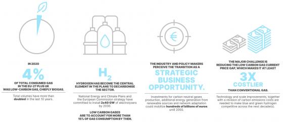 Biogas and hydrogen will play the leading role